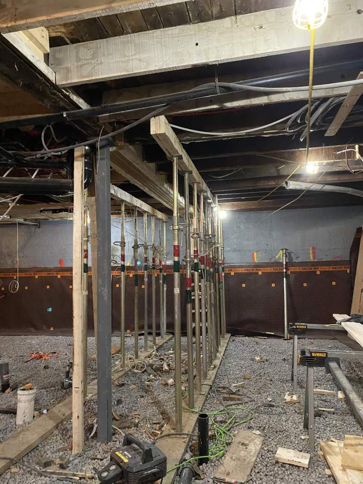 Enlevement de mur porteur