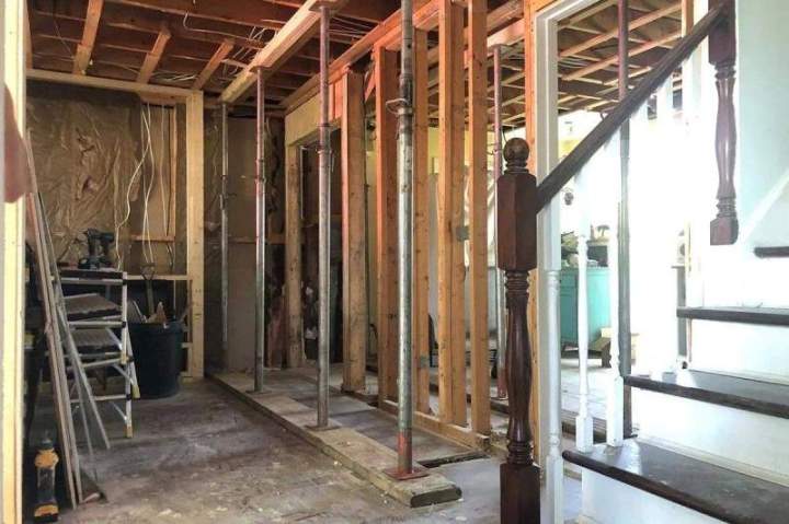 Enlèvement mur porteur Rive-sud